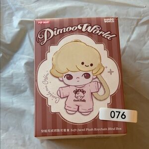 076, Pop Mart Dimoo World Soft-faced Plush Keychain Blind Box
